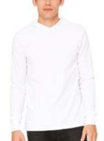 Unisex Long Sleeve Jersey Hooded T-Shirt